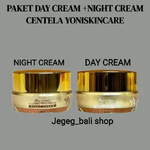 Centela Yoniskincare Paket Perawatan Wajah Lengkap Day Cream & Night Cream Untuk Mencerahkan Dan Pelembab Wajah Optimal Jegeg_bali shop - Lightening