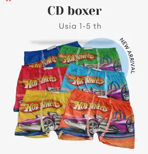 6pcs Celana Boxer Anak Cowok, Celana Boxer Anak Laki laki