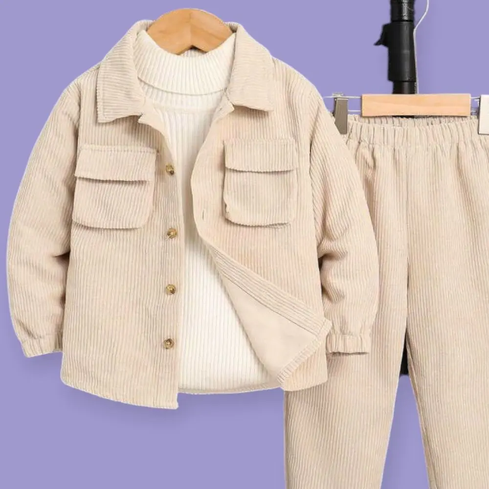 Lucy&Yak - Jaken Anak Trucker Korean Corduroy / Jaket Anak Corduroy/ Outer Anak - Fashion Bulu