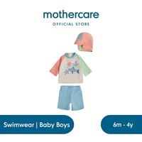 Gambar Mothercare Sunsafe Rash Vest, Swim Shorts and Keppi Set - Set Baju Renang Anak Bayi Laki-laki (Multi) - 6-9 Months dari Mothercare Indonesia Kota Administrasi Jakarta Utara 1 Tokopedia
