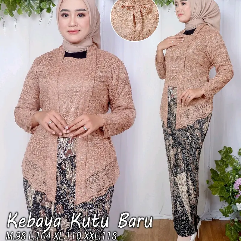Setelan  Kebaya Kutu Baru Modern Dan Elegant Terbaru Mewah 2
