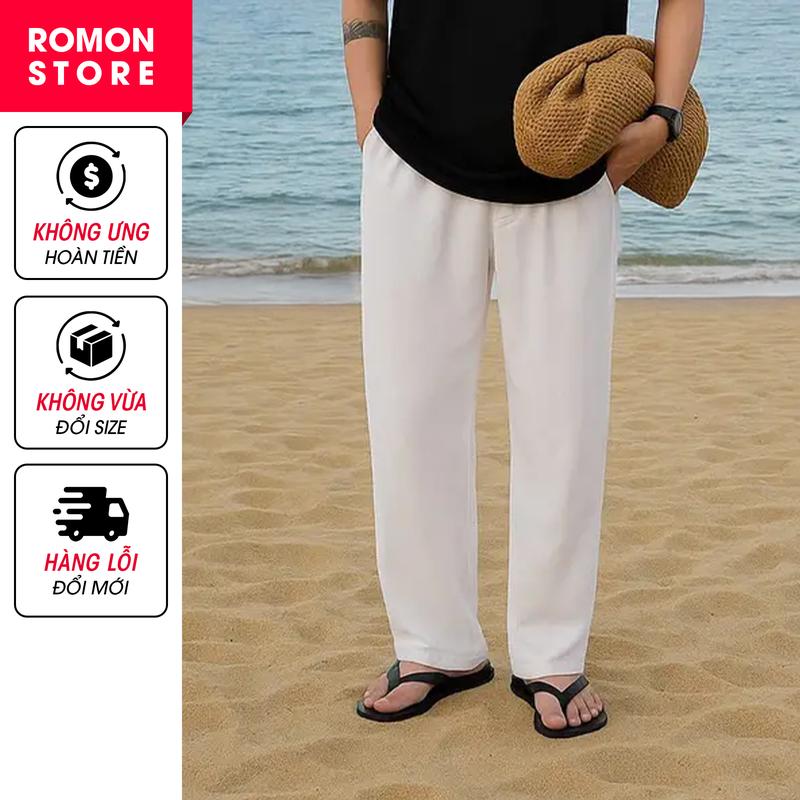 [Mở bán] Quần đũi suông ống rộng vải mát cạp chun có BigSize q501