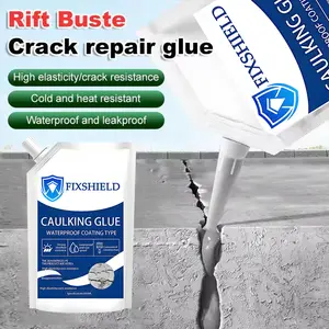 500ml Penutup retakan dinding Crack Seal Cocok untuk atap beton dan retakan dinding / Crack Seal Epoxy Tambal Retak Dak Lantai Beton Perekat Tahan Air Anti Bocor / Penutup Retak Lubang Beton Semen Sealant Pengisi Celah Ubin Lantai Dinding Atap Rumah