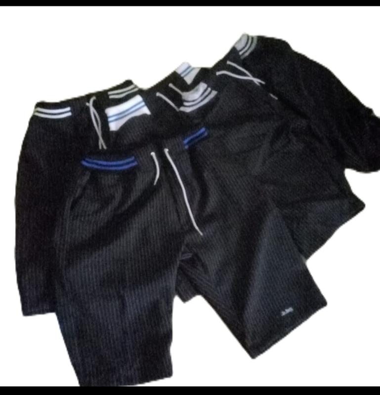 Celana Pendek Semi Wol Unisex Santai Hitam Wanita Dewasa Katun Distro (COD) - Boxer, Shorts, Surfing 3