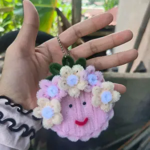 ganci cermin kawat bulu karakter