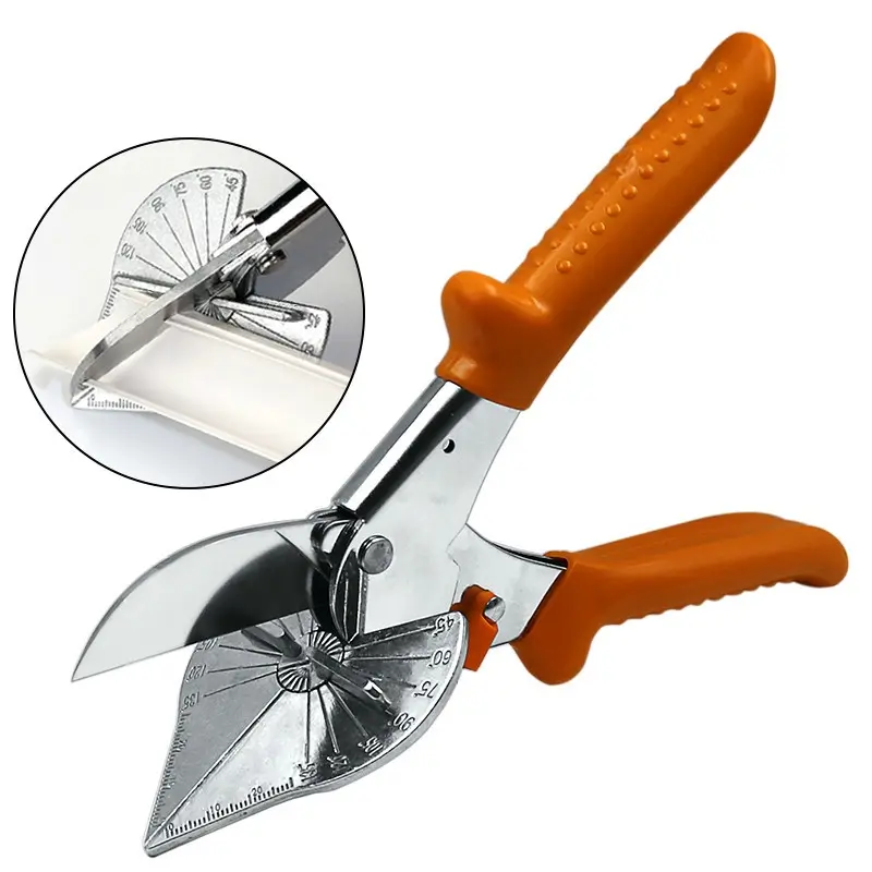 45-135 Degree Multi Angle Mitre Siding Wire Duct Cutter PVC PE Plastic Pipe Hose Scissor Cut Housework Home Decor Plumbing Tool