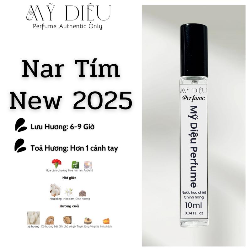 Nước Hoa 10ML Nar Tím New 2025 Thơm Sang Nước Hoa Nữ Perfume