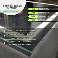 Gambar Cermin LED Touchscreen uk 70 x 100 | Smart Mirror LED | Cermin rias dari SPECULO Kab. Bandung 5 Tokopedia