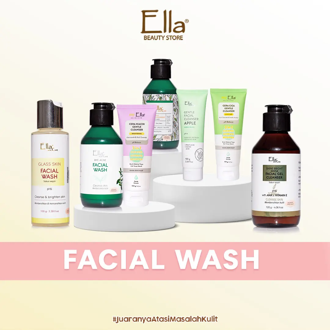 [Khusus Live] Ella Skincare Facial Wash All Varian