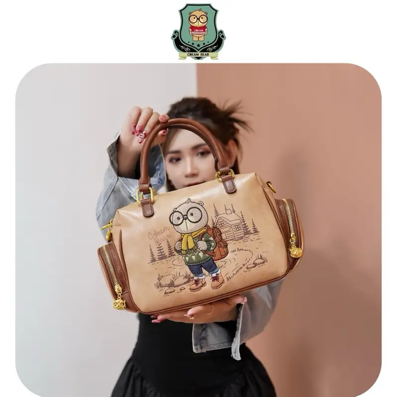 Sammao Creambear Tas Selempang Tas Tenteng kulit wanita original C12761 - C13241 - C13361 - C13431 2
