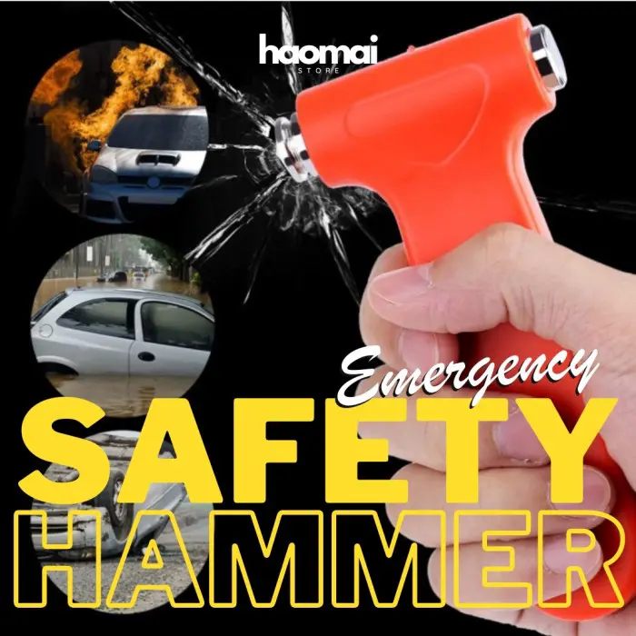 Palu Kaca Mobil Darurat Car Emergency Safety Hammer glass hammer window breaker