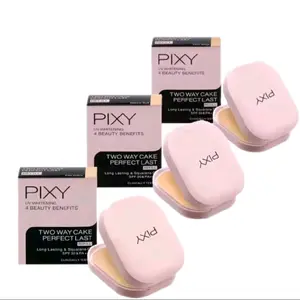 Pixy UV Whitening Lightning Powder Two Way Cake Perfect Last SPF 30 PA++ dengan 4 Manfaat Kecantikan Tahan Lama & Tampilan Sempurna