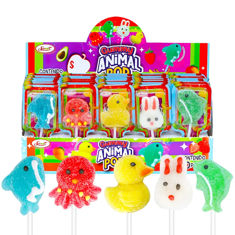 SWOOT-Kẹo mềm Cartoon 30 viên kẹo mút đồ ăn nhẹ cho trẻ em 330g 8