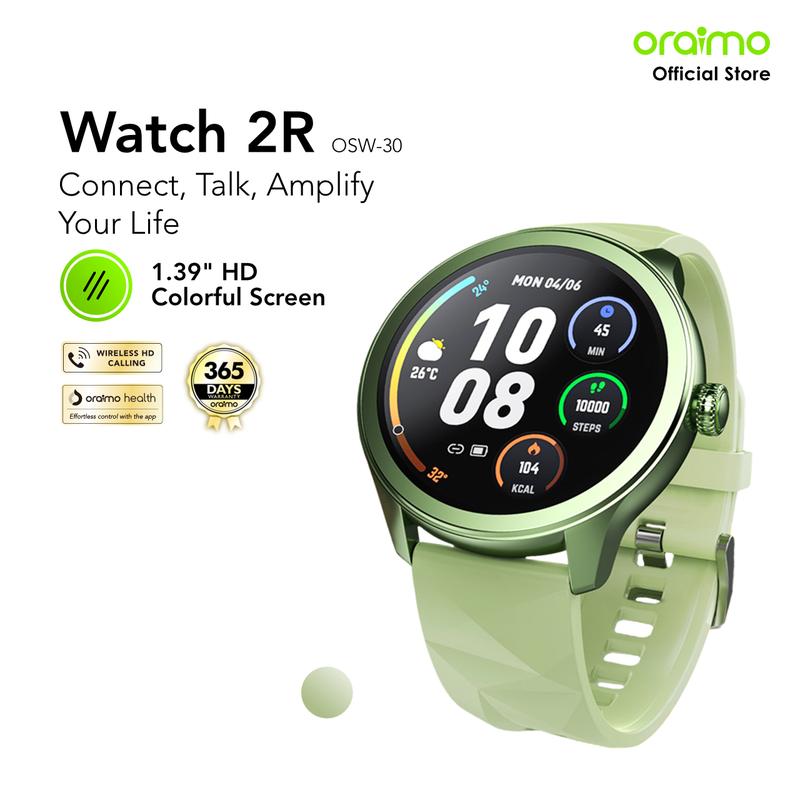Exclusive BAIM WONG] oraimo Smart Watch 2R [OSW-30] Olive Green