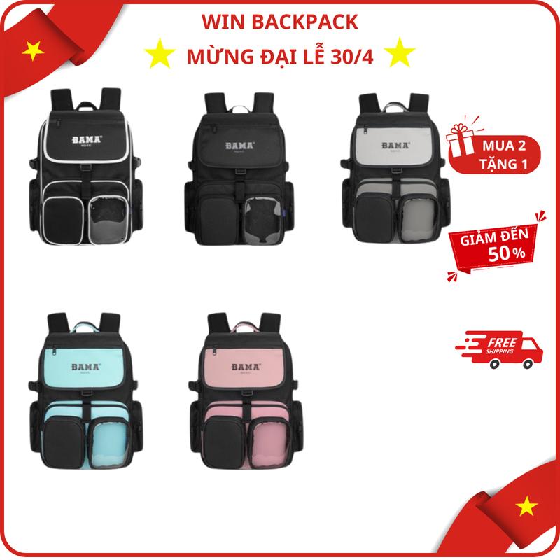 Balo Local Brand Bama SS2 Thời Trang Đi Học, Đi Chơi Chống Nước Có Ngăn Đựng Laptop Kt 42 x 35 x15cm