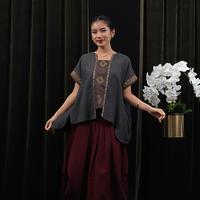 Gambar NONA RARA - Barry Suksma T4421, Baju kerja batik blouse wanita modern - ALL SIZE dari Nona Rara Batik Kota Administrasi Jakarta Timur 1 Tokopedia