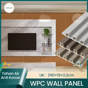 Wood WPC Wall Panel 2.9Meter*16Cm Dekorasi Dinding Anti Rayap Dan Anti Air WPC Aestetic Dinding Motif Kayu 3D Wall Panel PVC Kayu Bukan Wallpaper Sticker Foam Conwood Kisi Ringan Ornamen Kreatif Variasi Menarik / Wall Panel Pvc/ Wallpanel Pvc Dinding