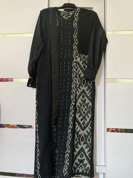 Product Review of Isaba Dress Padma Couple Tenun Kondangan Lamaran Gamis Muslimah Kombinasi Katun Tile Batik Kemeja Pria Lengan Panjang Baju Pesta Pasangan Keluarga Sarimbit Hitam Seragam Kain from I**a s**l s**l 0