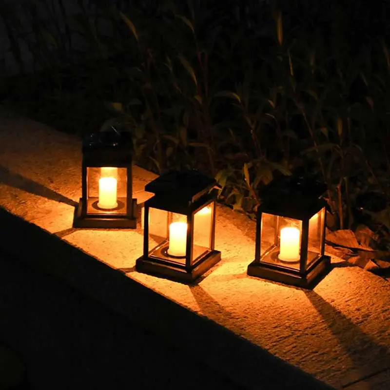 DUOGU Lampu Taman Hias Lentera Solar Power Waterproof Warm White - EM301 2