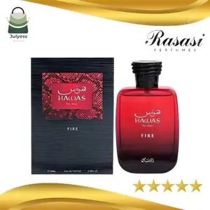 Rasasi Hawas Fire For Him 100ml Eau De Parfume Wangi Tahan Lama Parfum Pria Dubai