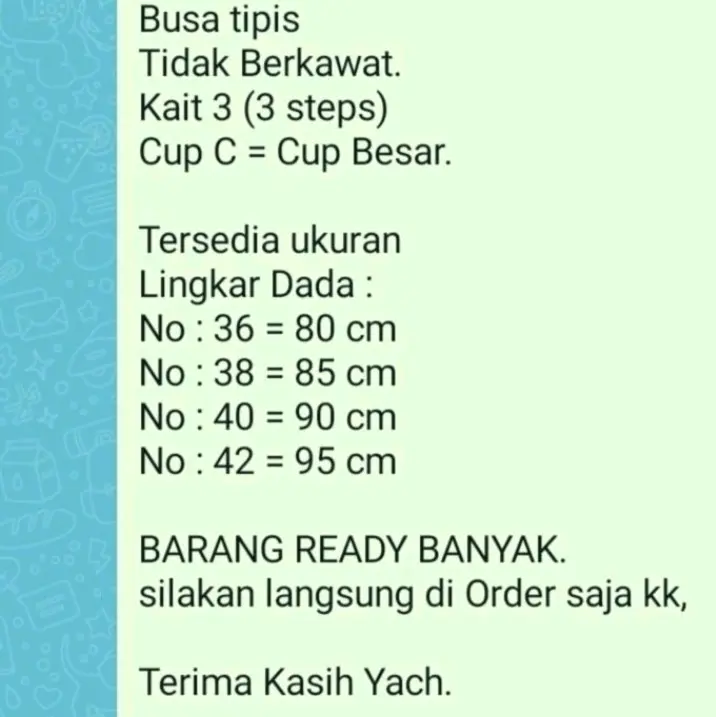 Bh Sorex 17239 Kait 3 Cup C Busa Tipis Tanpa Kawat Bahan Nylon Full Cover Bra Nyaman Soft 7