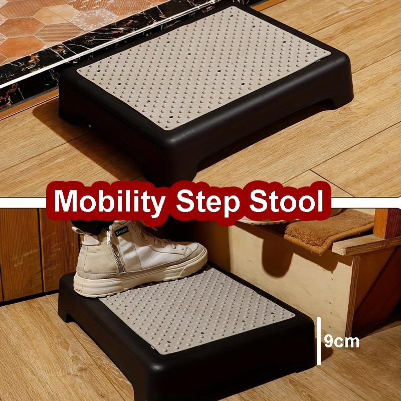 Mobility One Step Stool, Non-Slip Step Platform Indoor and Outdoor, Portable Step Riser for Adults & Seniors, Safety Step 0