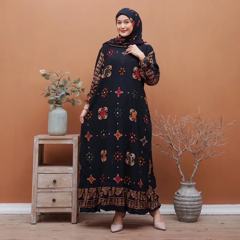 Gamis Set Hijab Setorjoan Jumbo 2