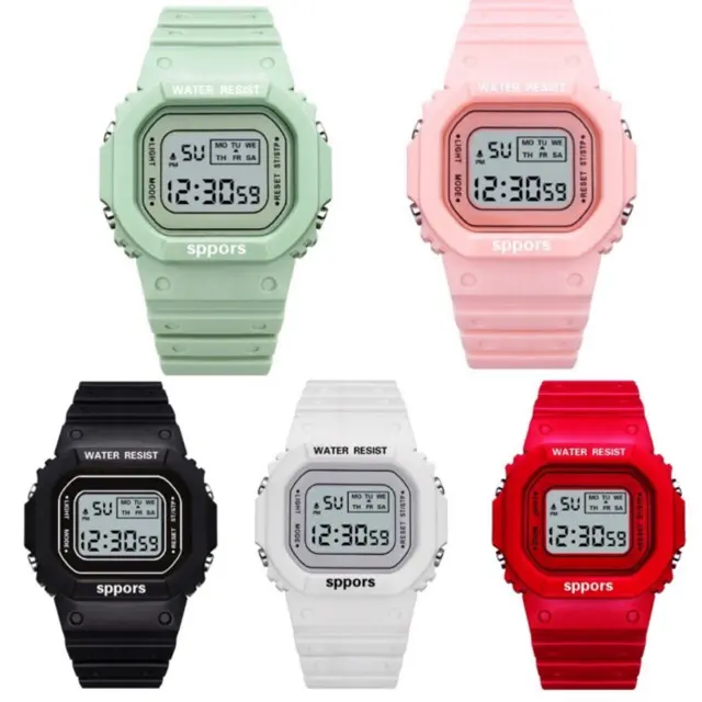 Jam Tangan Rubber Digital Segi DW-5600 Karet Sport JF052 2