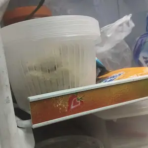 Set 5PCS Toples Food Grade Wadah Kulkas Transparan - Biru, Kuning