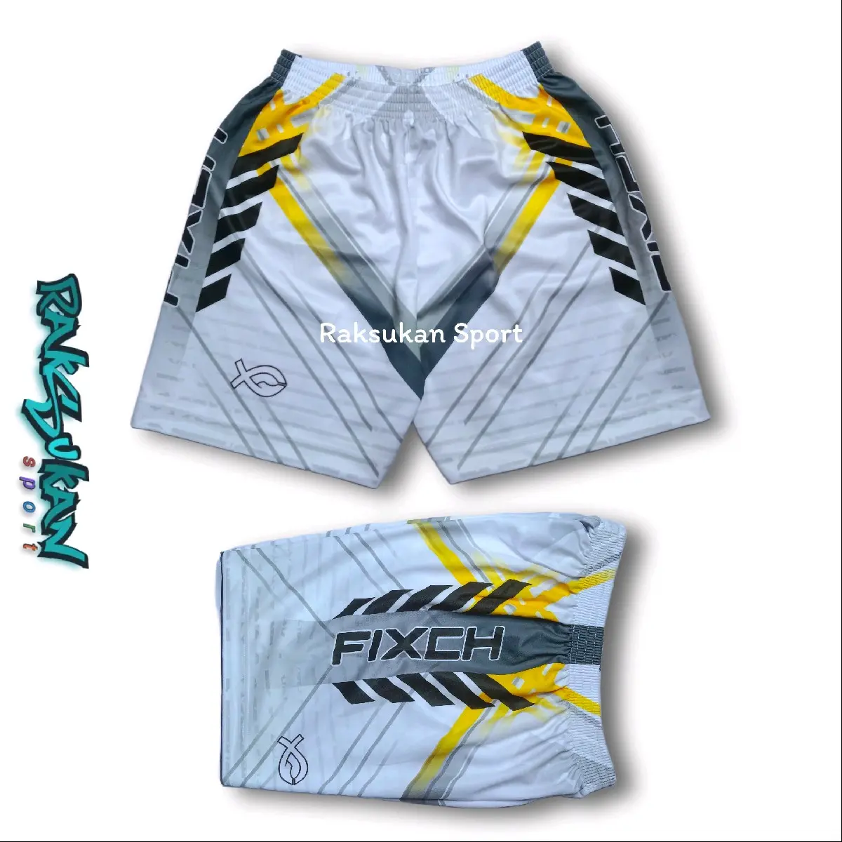 Celana Volly FIXCH Celana Voli Full Printing Bahan Lotto Tebal Celana Sport