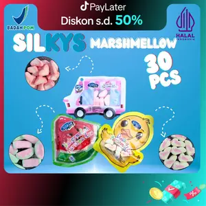 PAKET MARSHMALLOW KARAKTER BONEKA 30 PCS JAJANAN Marshmallow Karakter Lucu Bentuk SEMANGKA BEBEK LOVE HALAL BPOM JAJANAN SD GROSIRAN ISI 12GRAM