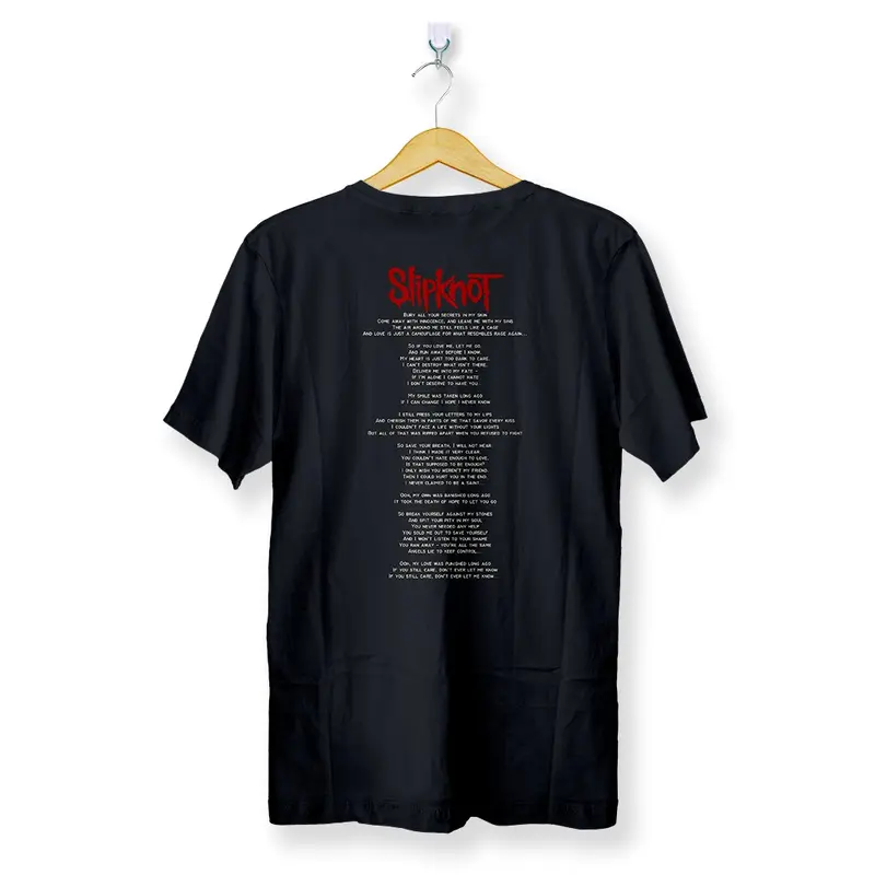 Kaos Band SLIPKNOT FACE | Baju Distro Band Metal Rock and Roll | Premium Tshirt Cotton Combed 24S Sablon 2