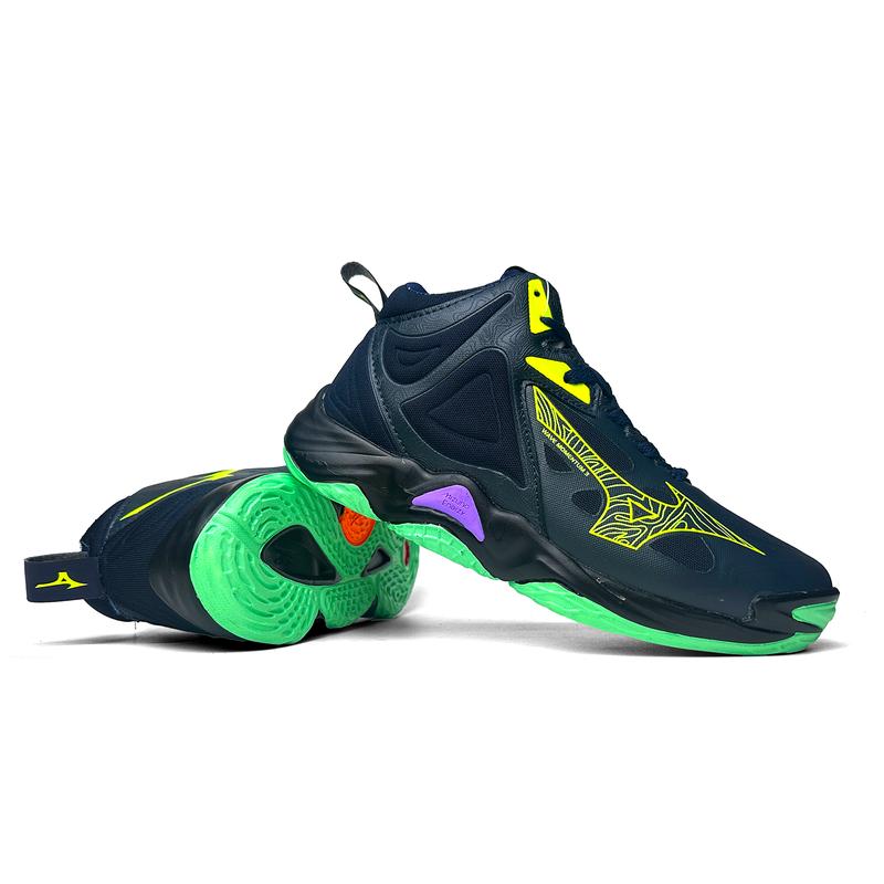 Sepatu Voli Mizuno Wave Momentum 3 Navy Green Volley Mizuno Promo Sepatu Volley Sepatu Sepatu Mizuno Wave Momentum Pria 7