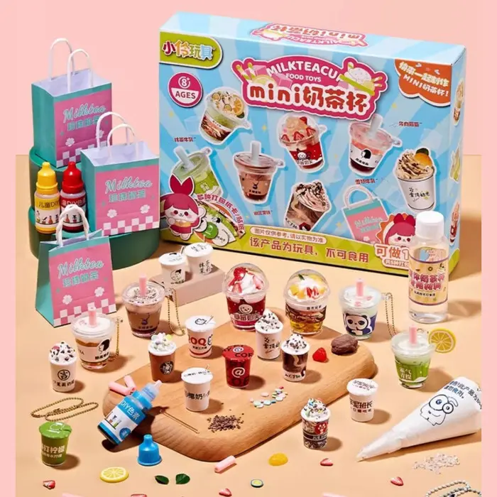 Murah DIY handmade food play squishy mainan edukasi anak membuat makanan minuman snack dessert (TIDAK DAPAT DIMAKAN) mainan masak masakan anak Non COD 2