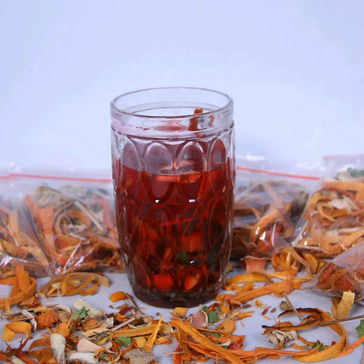 Wedang uwuh komplit original khas jogja jamu tradisional dengan extra daun kelor dan jahe Tea Herbal Minuman non gula