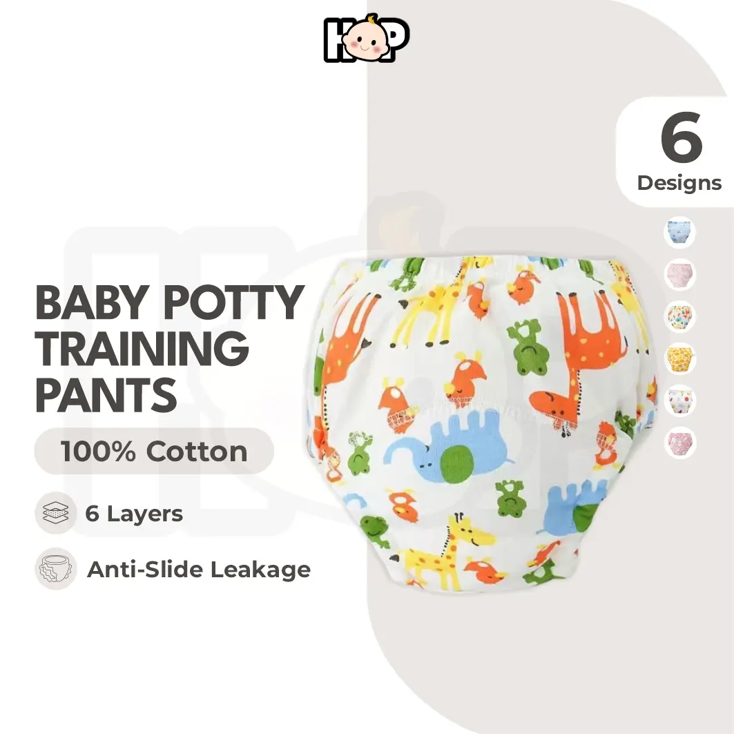 6 Layers Baby Potty Training Pants Kids Potty Cloth Diapers Baby Potty Training Toilet Kids Potty Training Pants Bayi