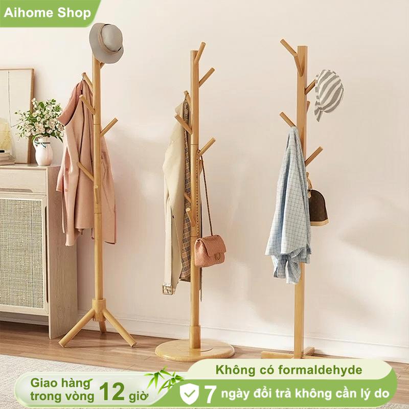 Cây Treo Quần Áo Bằng Gỗ Treo Áo Khoác Phụ Kiện Trang trí Phòng Khách Phòng Ngủ…
