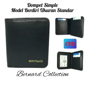 Dompet Pria Dompet Laki2 model lipat berdiri ukuran standar bahan PU
