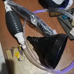 PAKET HEMAT Corong Fleksibel Multifungsi Serbaguna Air Minyak Bensin ganti Oli + Pompa Tangan Transfer Oli Bensin Mobil Oil Extractor 1M Car Engine
