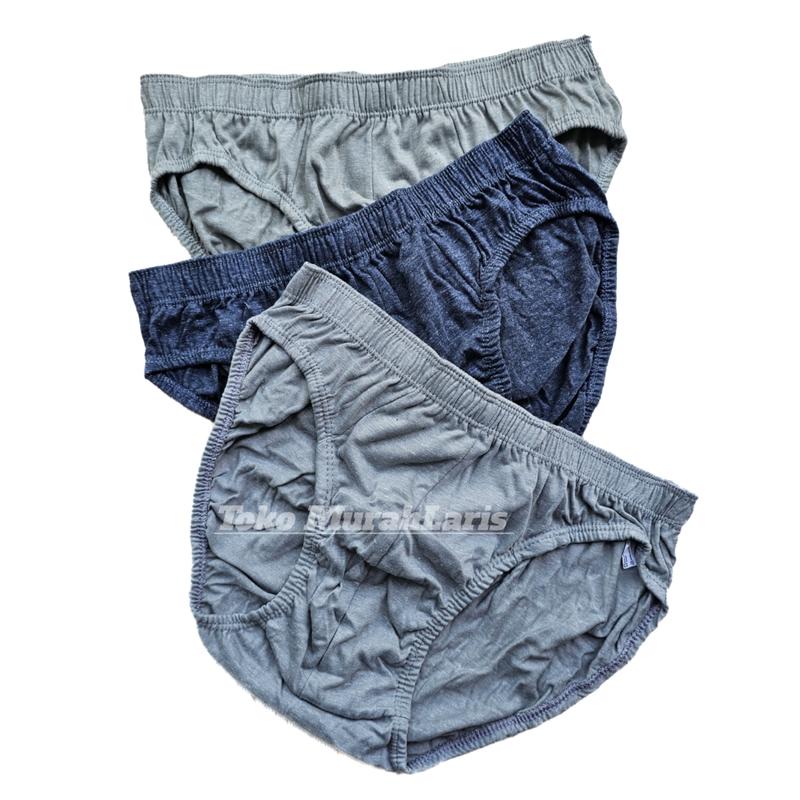 CD Pria GT Man GMX Isi 3pcs | Celana Dalam Cowok Gtman Karet Kerut 3