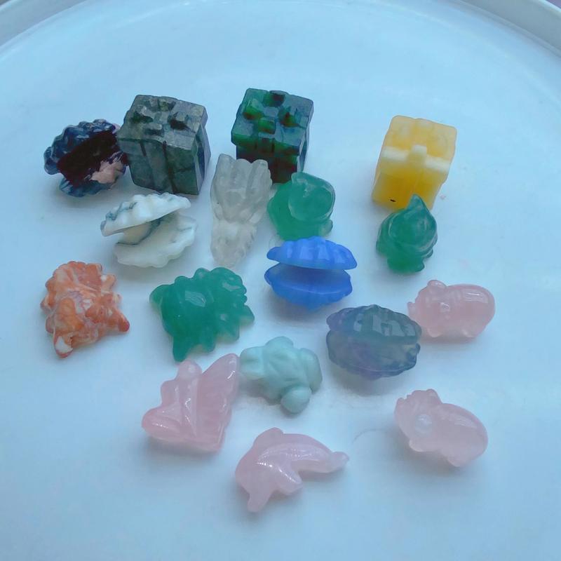 Link61-80 crystal stone decorations with different materials and sizes 2