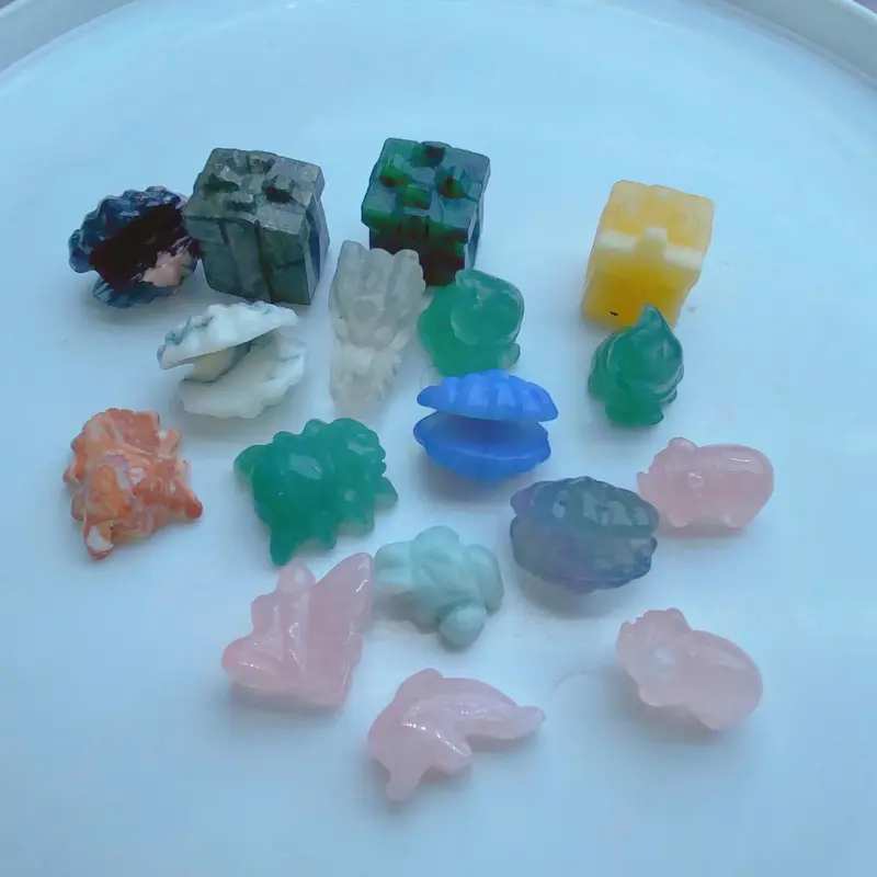 Link61-80 crystal stone decorations with different materials and sizes 2