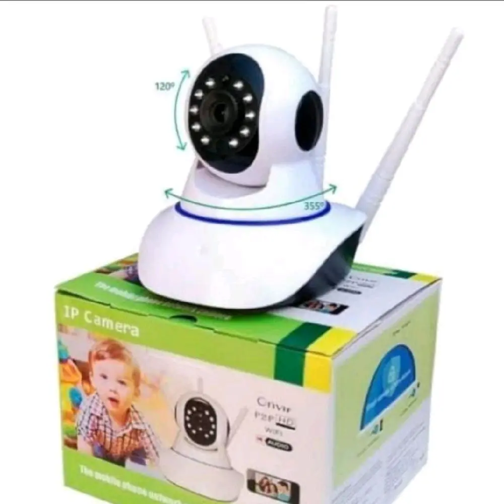 IP CAMERA CCTV WIFI PTZ APP YOOSEE TIGA ANTENA FULL HD CCTV INDO CAMERA BAGUS