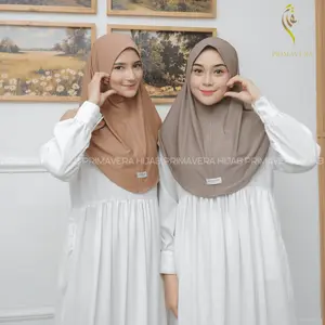 hijab instan bergo non pet jersey size M nutup dada Kerudung daily hijab