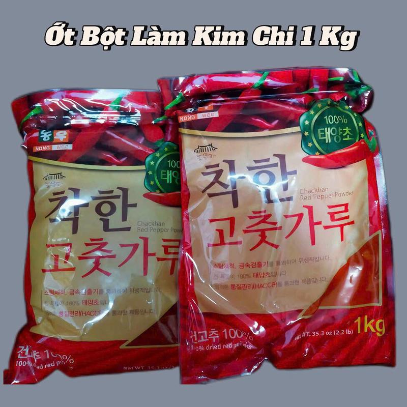 Bột Ớt Hàn Quốc chackhan 1KG chuyên muối kim chi