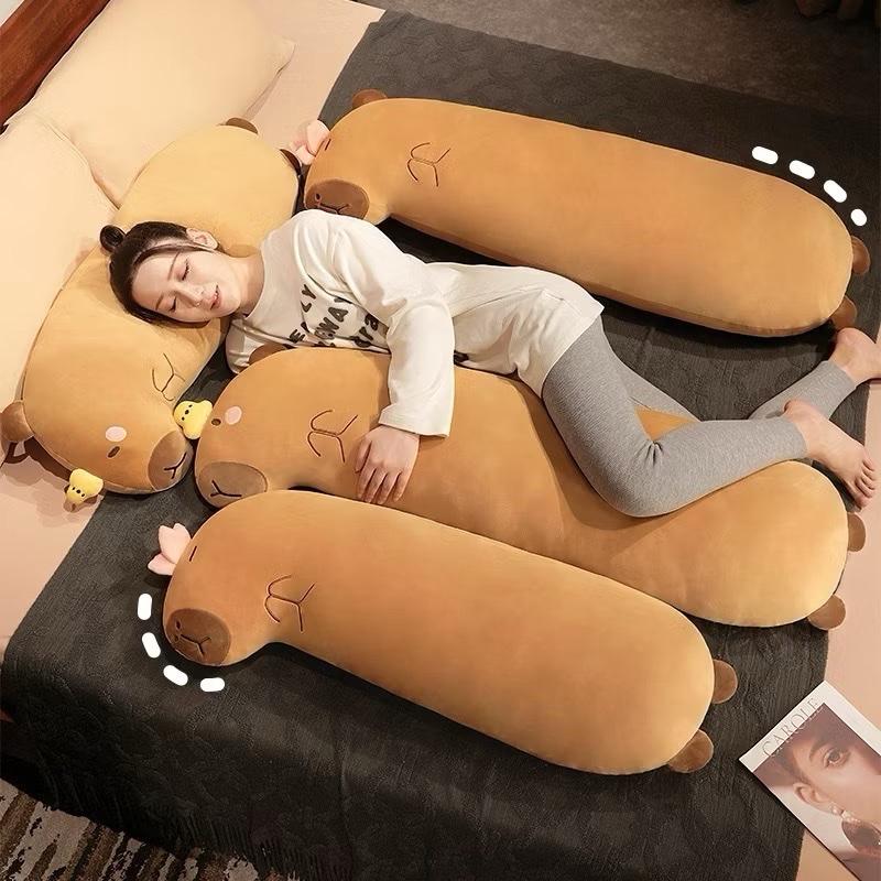 Gối Ôm Gấu Bông Trái Bơ Dài, Cappybara, Kỳ Lân Hồng, Khủng Long Xanh Dễ Thương…