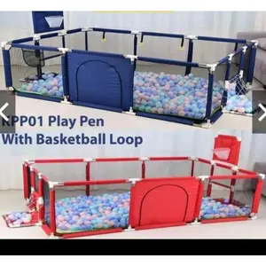 AQUATIC BP02 Keranjang Mandi Bola Pagar Pengaman Anak - Mainan Tenda Anak - Playpen