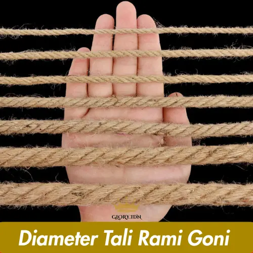 Tali Rami Goni 3 s/d 30mm untuk kerajinan DIY tarik tambang dekorasi garukan kucing tali tambang manila dadung