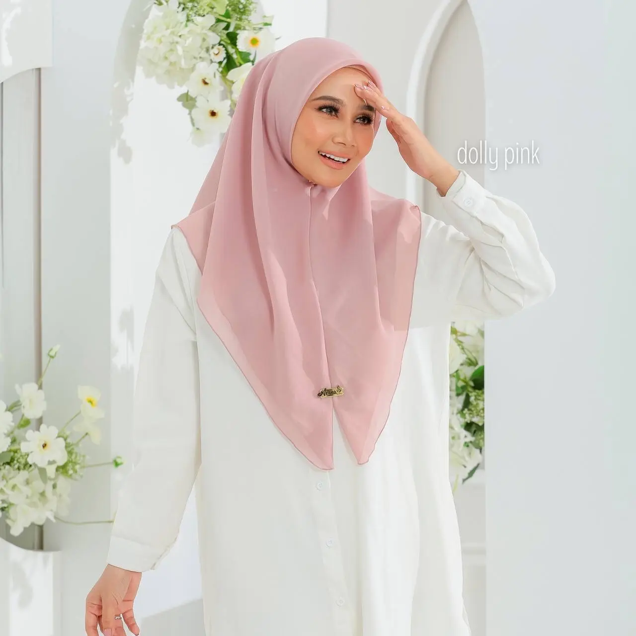 SAUK ARENA PLAIN SAIZ M (Chiffon Voile)
