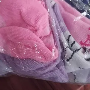 3 Pasang Kaos Kaki Anak Perempuan TK SD Panjang Motif Random Lucu Kartun Imut Katun Spandek Nyaman